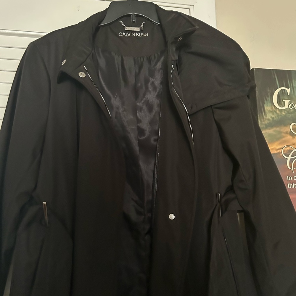Calvin Klein like new trench coat worn maybe twice